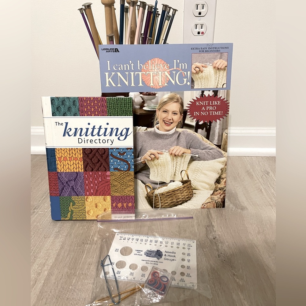 Over 50 Knitting Needles, Knitting Books